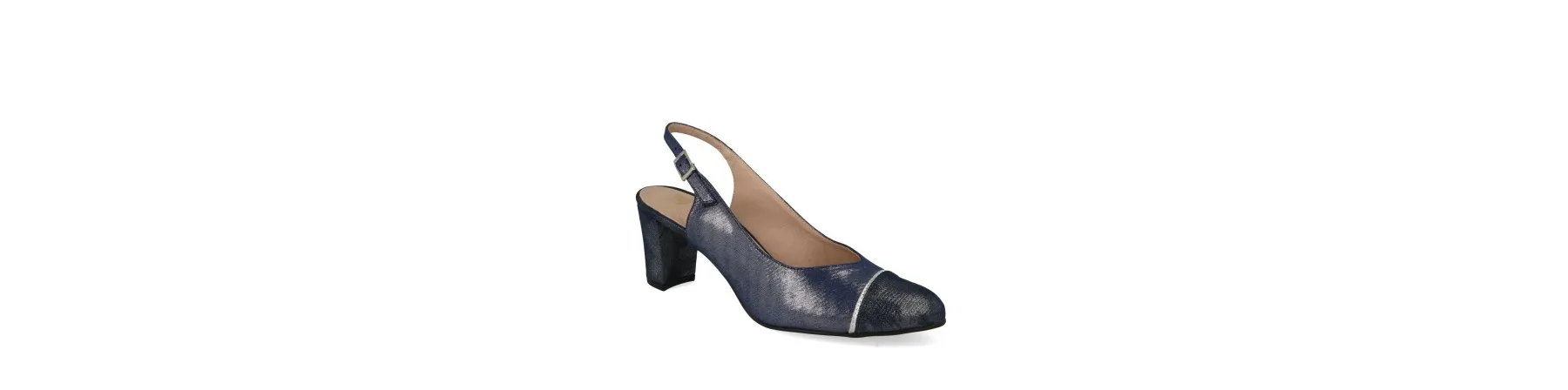 ZAPATOS DESTALONADOS MUJER MOD. TREBE MARINO