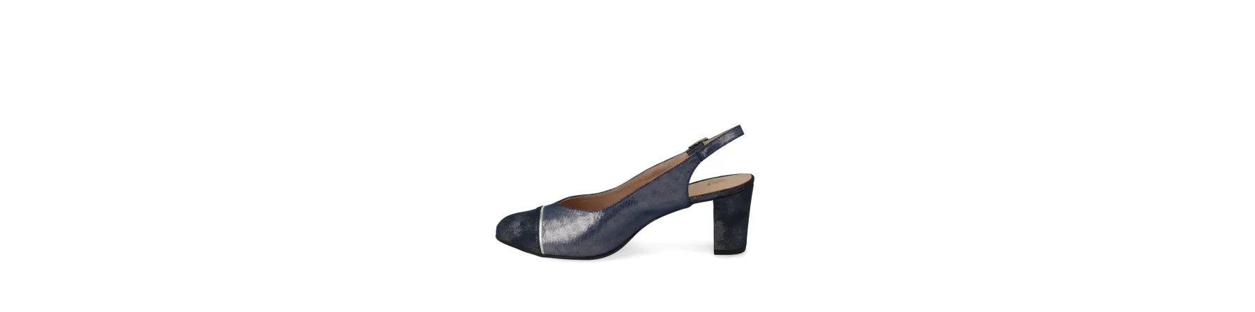 ZAPATOS DESTALONADOS MUJER MOD. TREBE MARINO