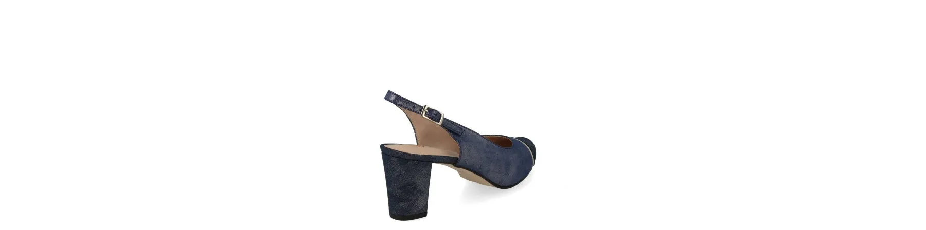 ZAPATOS DESTALONADOS MUJER MOD. TREBE MARINO