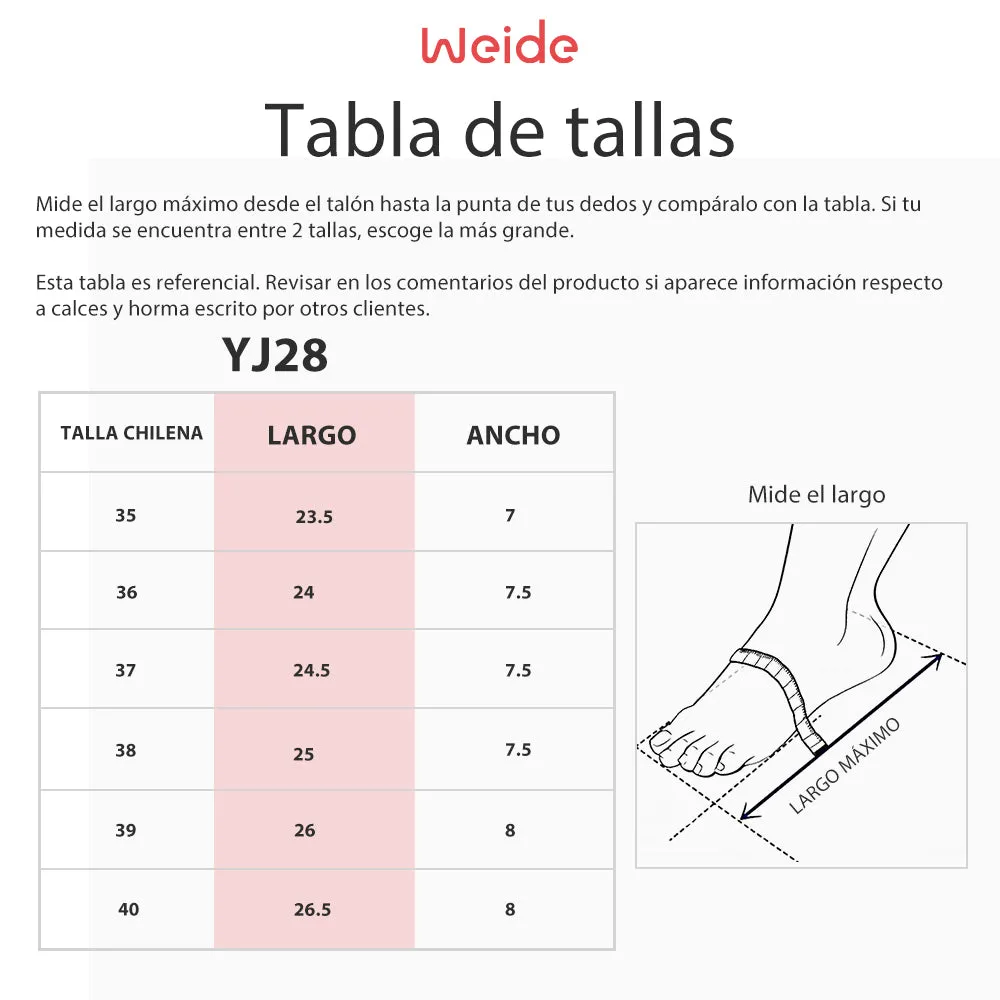 Zapatos Taco Mujer Alexia Rosado Weide