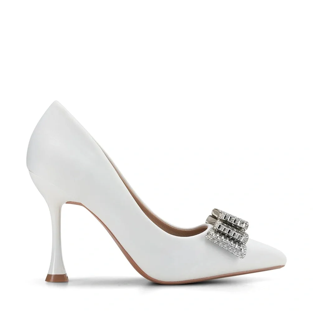 Zapatos Taco Mujer Arantxa Blanco Weide