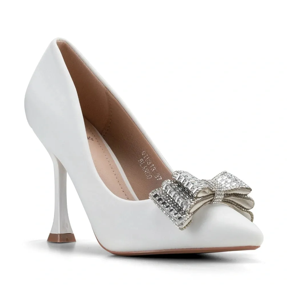 Zapatos Taco Mujer Arantxa Blanco Weide