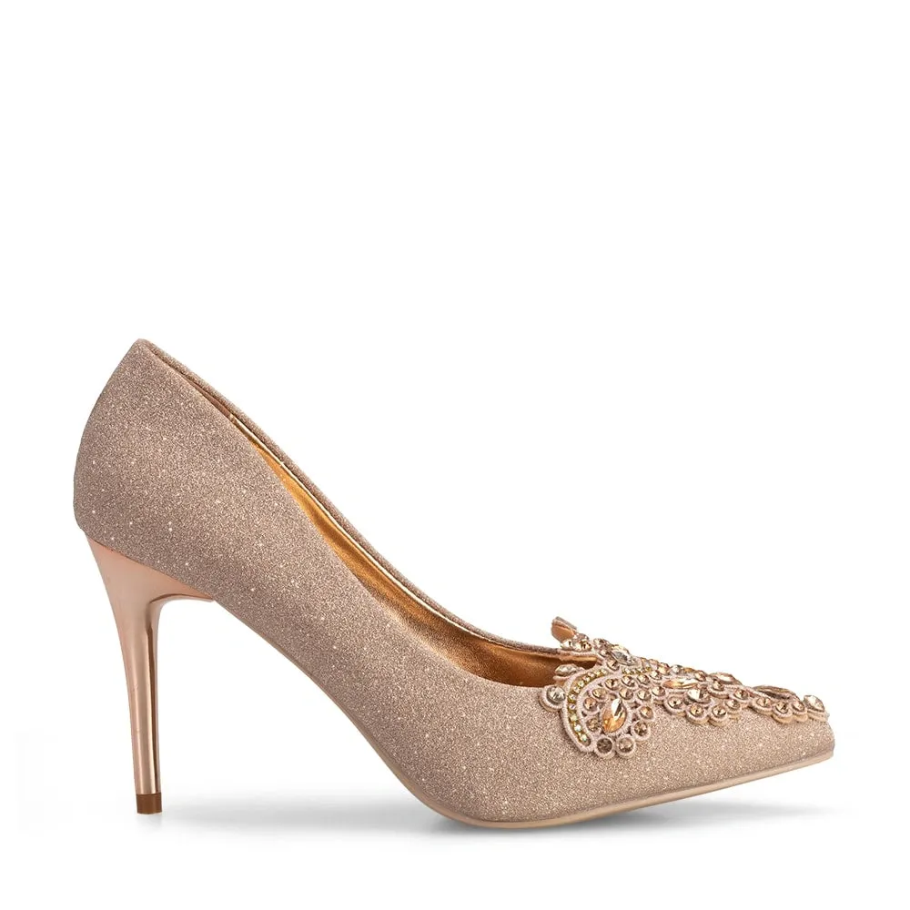 Zapatos Taco Mujer Javiera Champan Weide