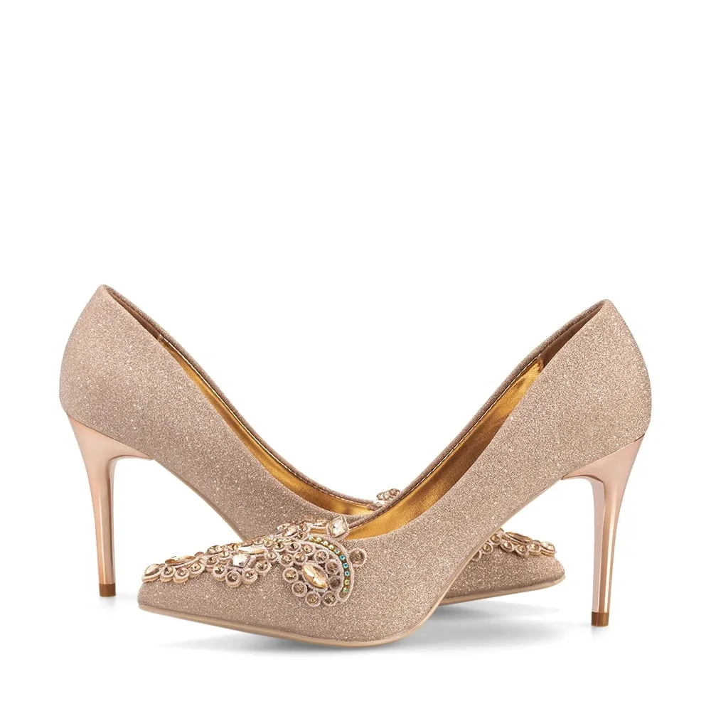 Zapatos Taco Mujer Javiera Champan Weide