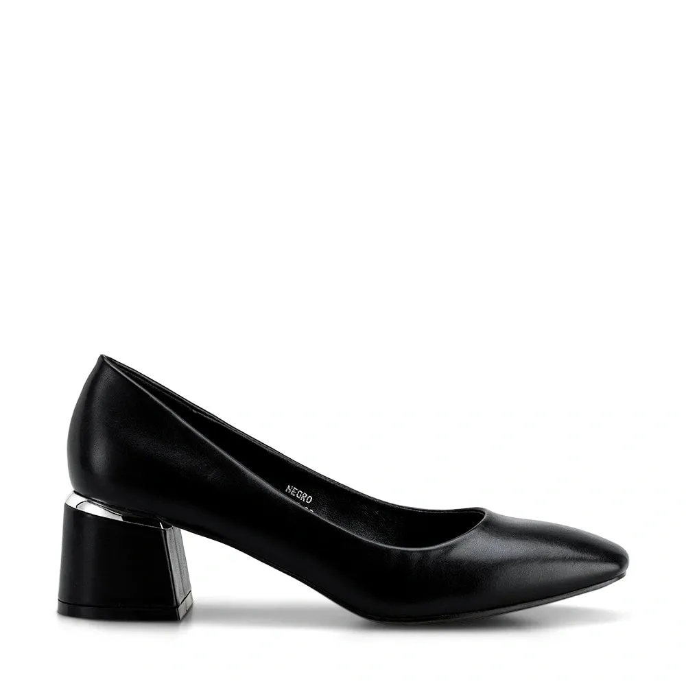 Zapatos Taco Mujer Josefa Negro Weide