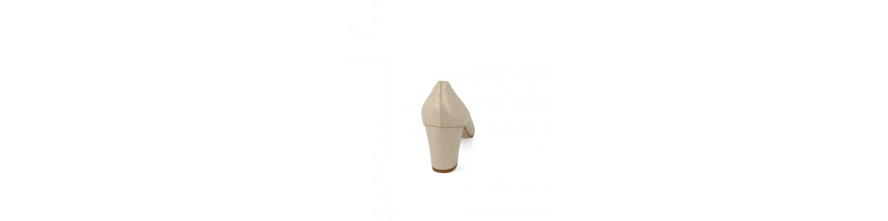 ZAPATOS TACON COMODOS MUJER MOD. URSULA DORADO
