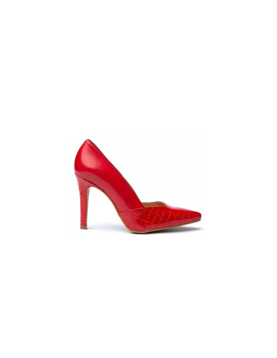 Zapatos Vestir Tacón Alto Rojo