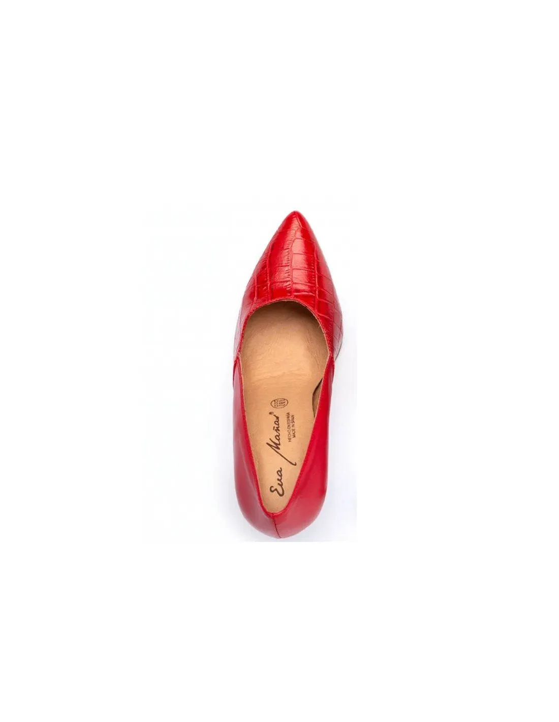 Zapatos Vestir Tacón Alto Rojo