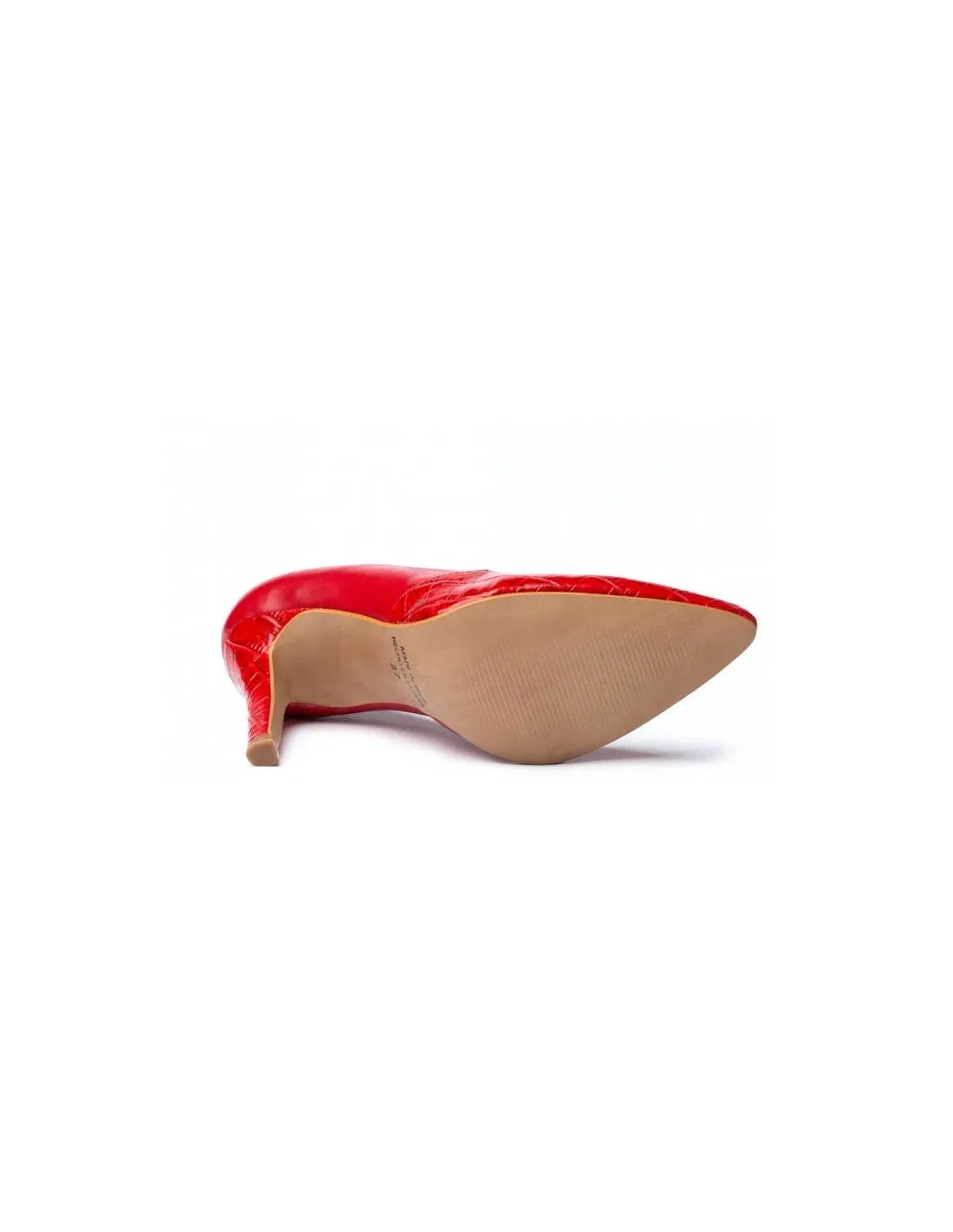 Zapatos Vestir Tacón Alto Rojo